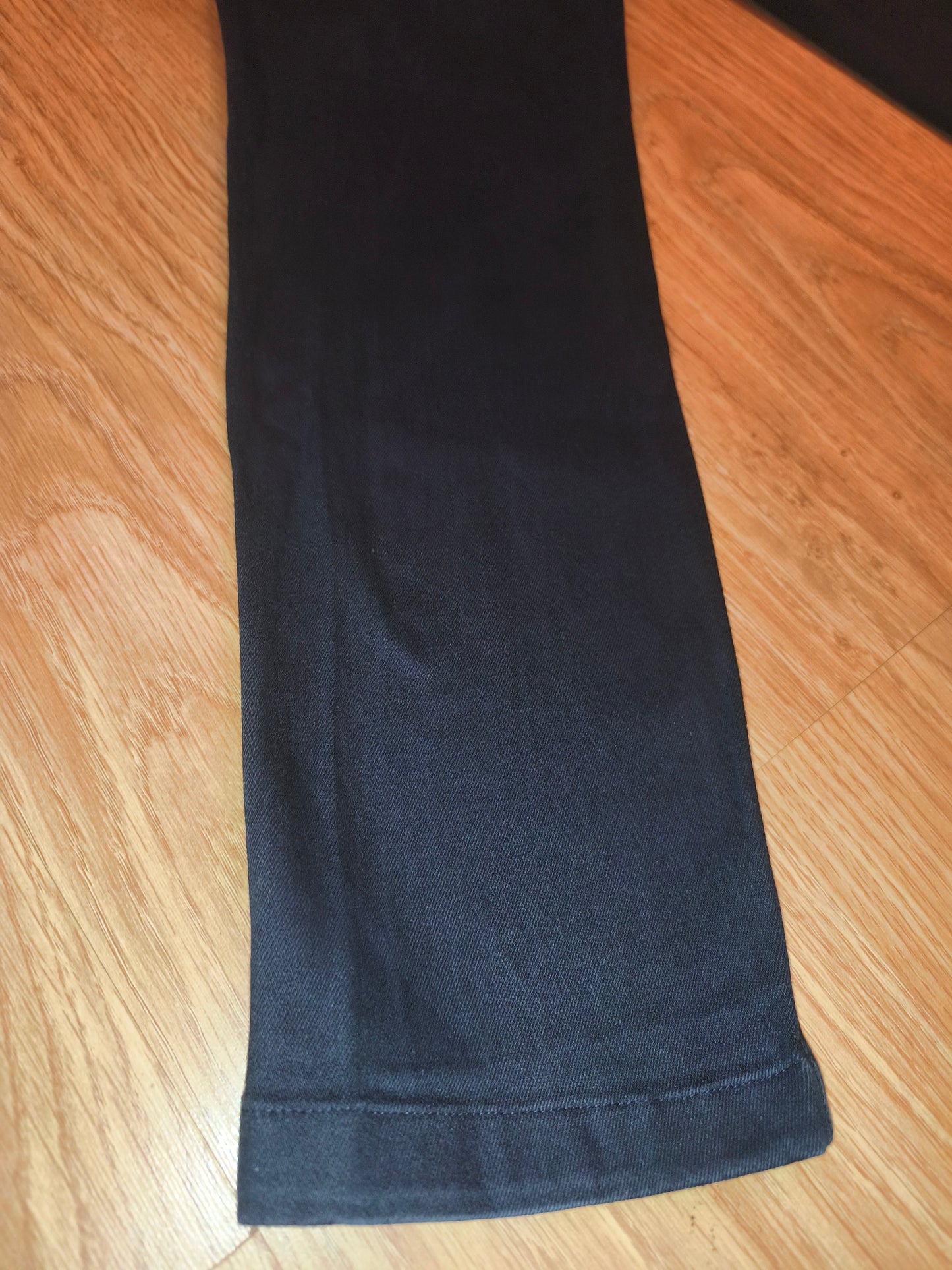 Sandro Paris Men's Navy Blue Chino Pants Size 44 Cotton Blend Button Fly Slim