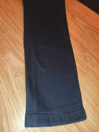 Sandro Paris Men's Navy Blue Chino Pants Size 44 Cotton Blend Button Fly Slim