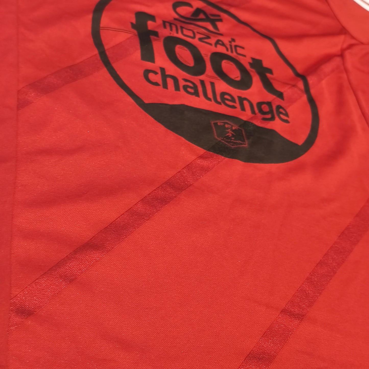Adidas Red Soccer Jersey CA Mozaic Foot Challenge FFF French Shirt #9 Size M