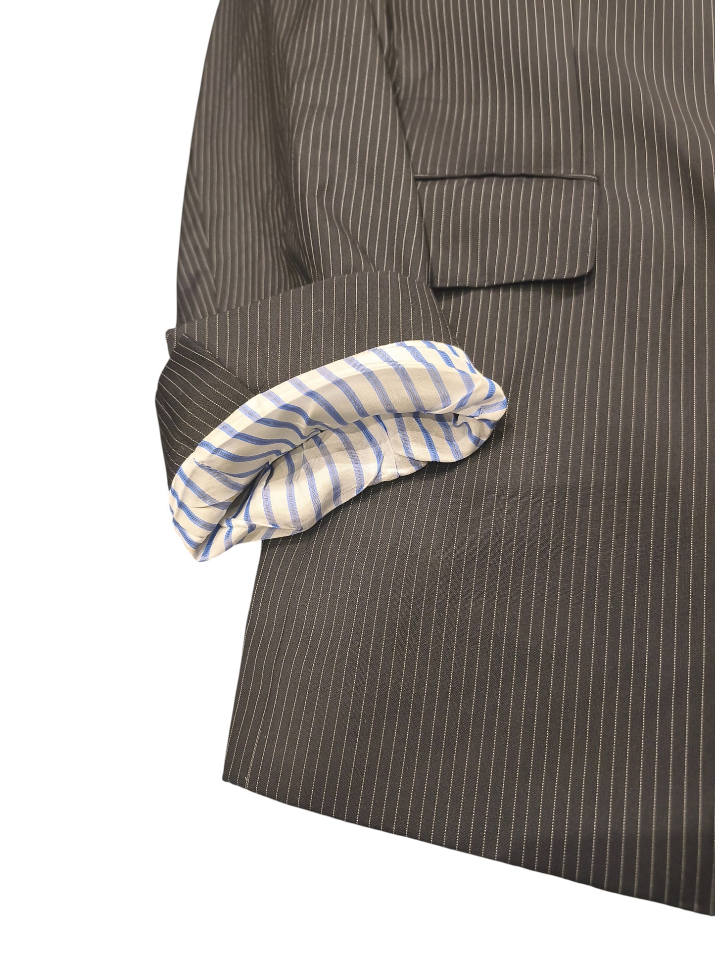 Tommy Hilfiger Tailored Men's Navy Pinstripe Suit Jacket - Size 40R