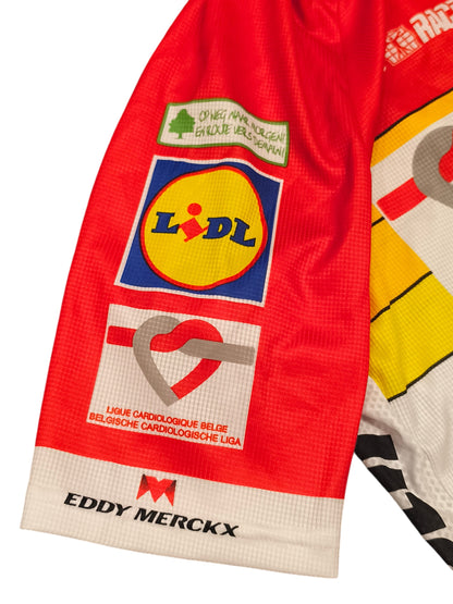 BioRacer Belgium Cardio Tour Cycling Jersey Lidl Eddy Merckx KBWB Men's