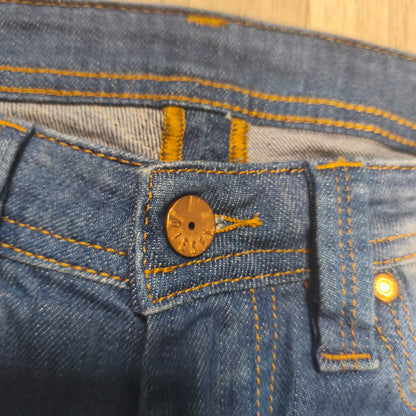 Diesel Kid Thanaz J-OT Slim Skinny Blue Jeans Size 12 Stretch Wash 00XE5 Denim