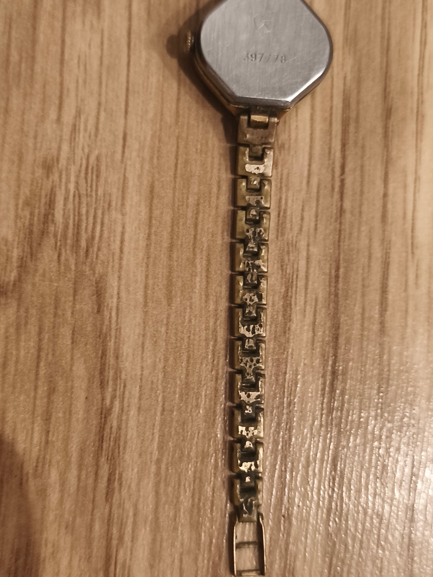 Rare Vintage Luch Women's Watch Gold Plated Mechanical USSR CCCP Working 397778
