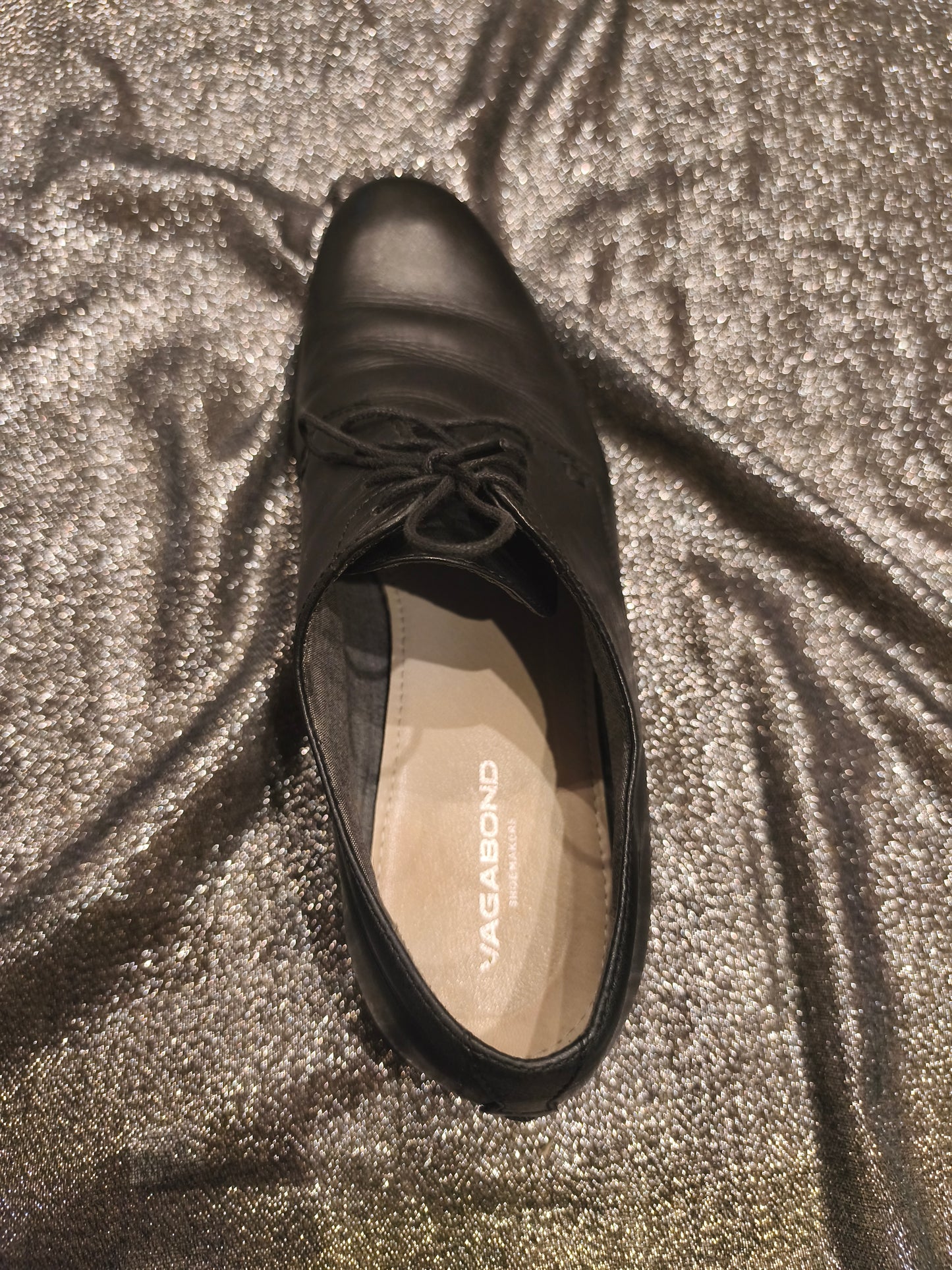 Vagabond Shoemakers Black Leather Derby Shoes Men's Size 41 Lace Up Business