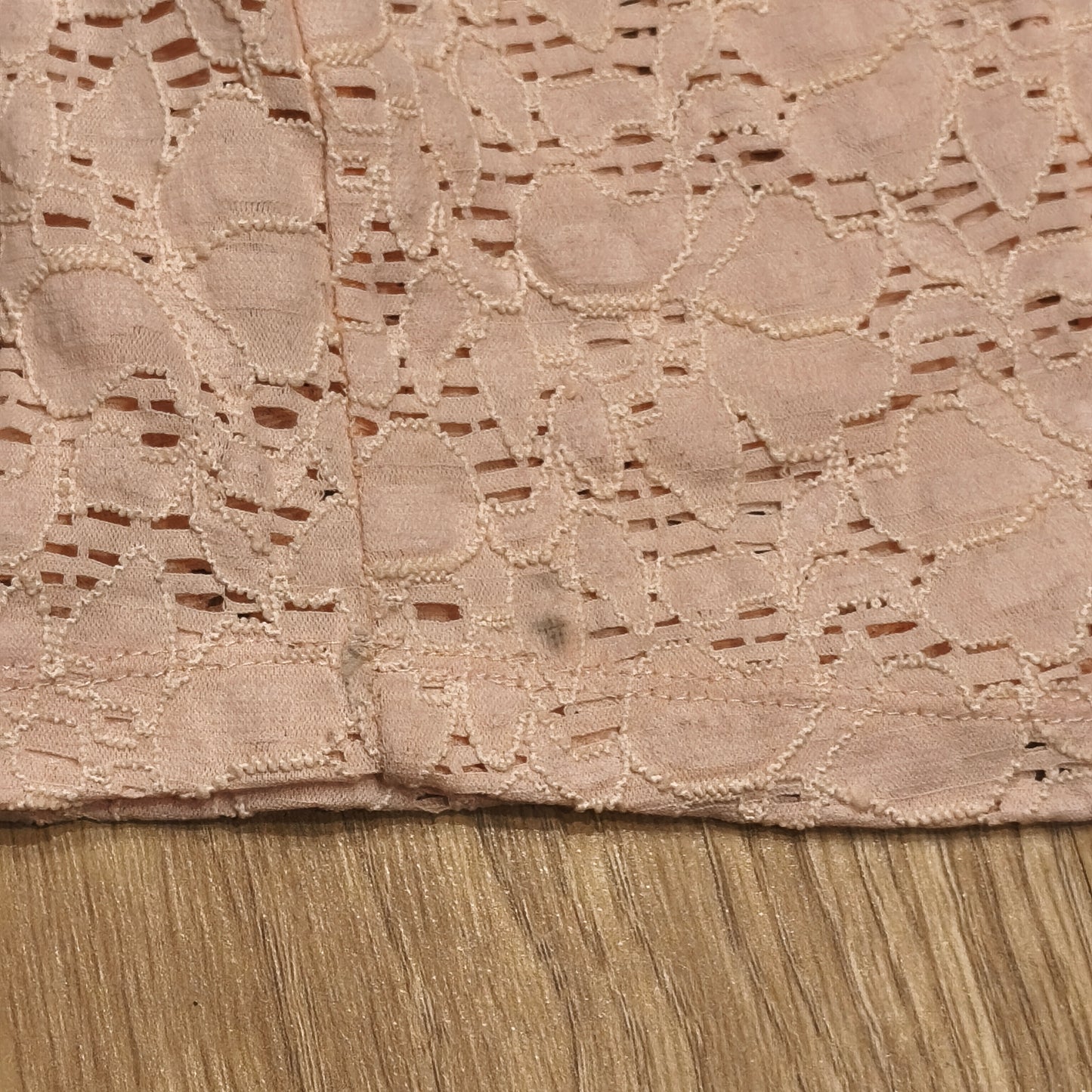 Poof Apparel Pink Floral Lace Mini Dress Womens Large Sleeveless NWT