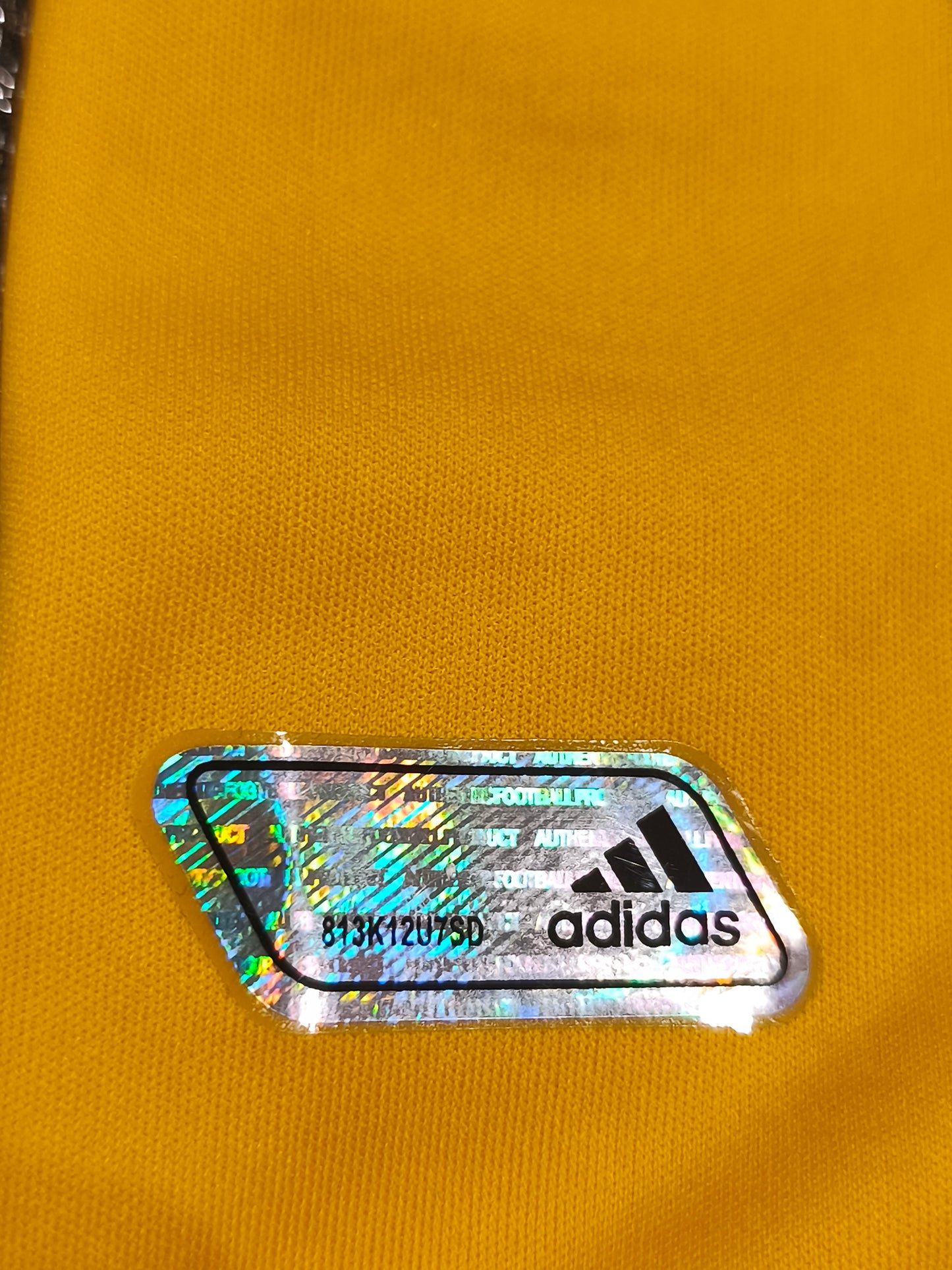 Adidas Uganda National Team Football Shirt Jersey Yellow Climacool Mens Size M