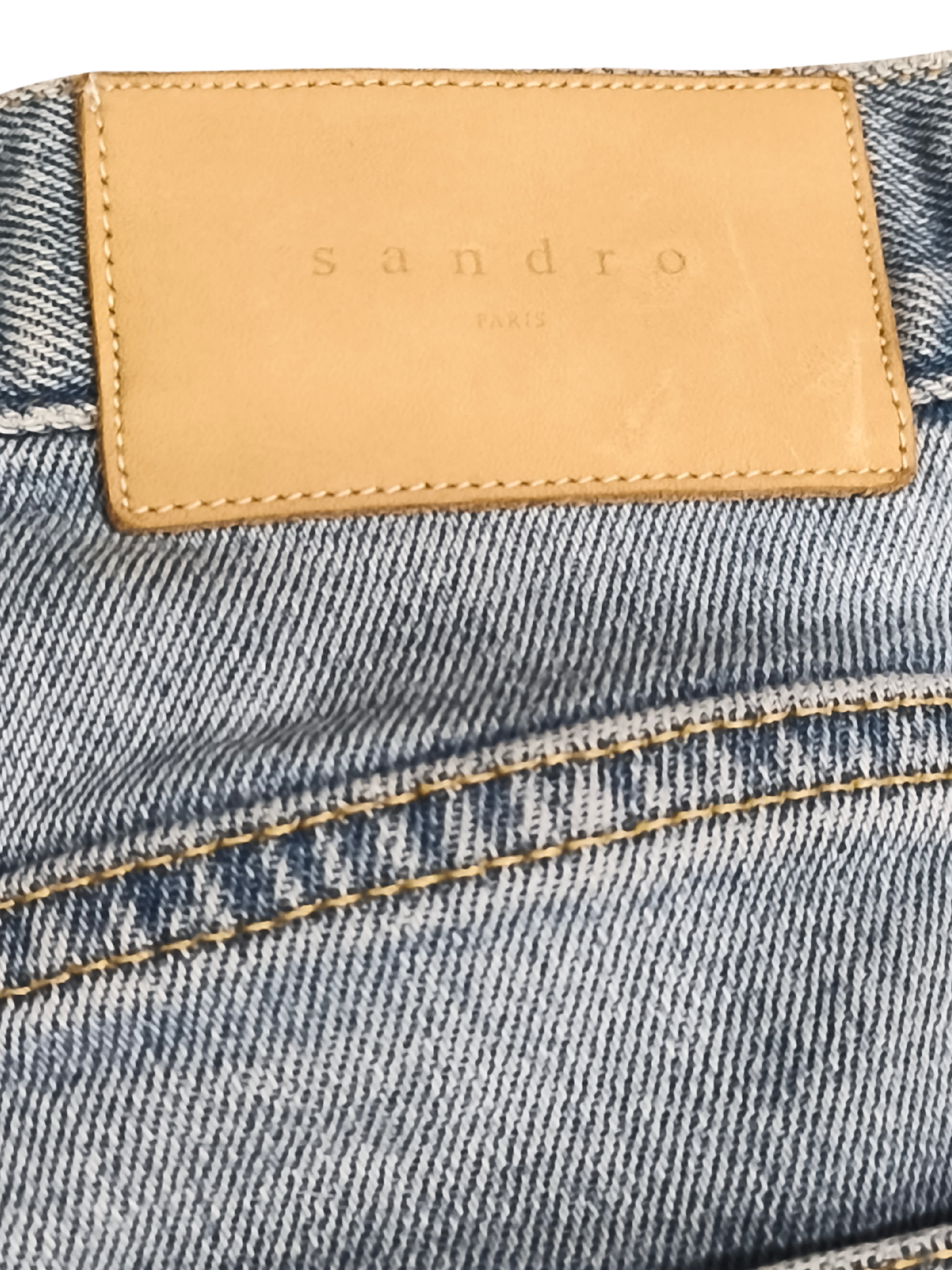 Sandro Paris Men’s Skinny Light Wash Denim Jeans Size 32 - Style P5547S-404