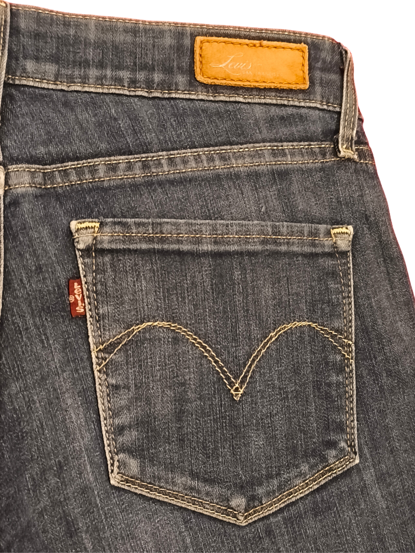 Levi's Demi Curve Skinny Jeans Women’s 26x32 Dark Wash Indigo Stretch Denim