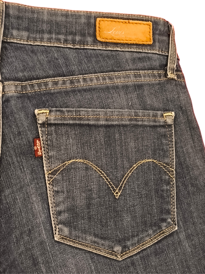 Levi's Demi Curve Skinny Jeans Women’s 26x32 Dark Wash Indigo Stretch Denim