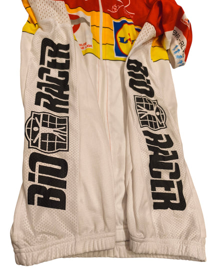 BioRacer Belgium Cardio Tour Cycling Jersey Lidl Eddy Merckx KBWB Men's