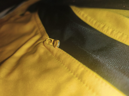 Vintage 2002 Adidas Åsbro GoIF Golf Magic Track Jacket Yellow Black Men's Size M