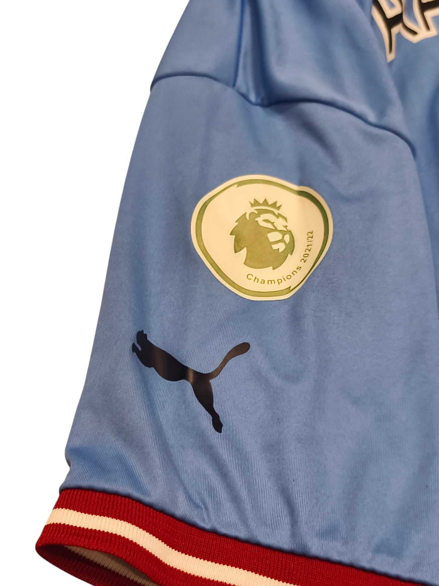 Manchester City 2022/23 #9 Haaland Jersey - Sky Blue (Size M)