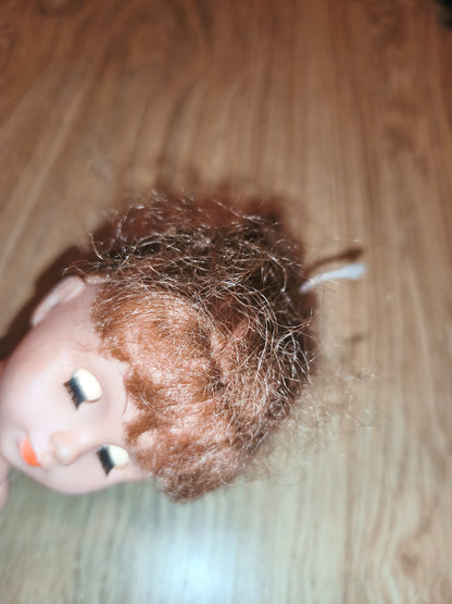 Vintage 1970s/1980s Pull-String Doll – Retro Toy for Restoration & Display