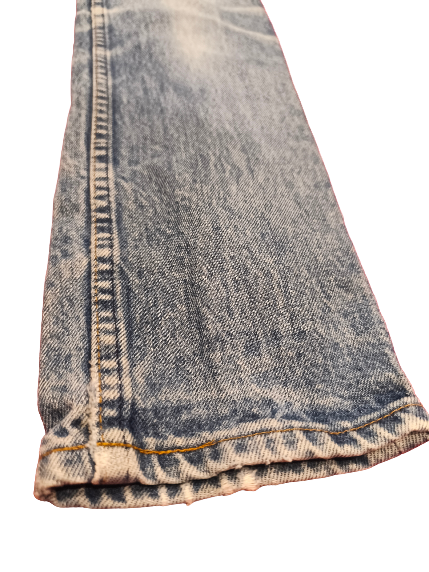 Rare Vintage 80s Levi’s 704 Denim Jeans Made in UK Blue Wash Straight 28x32