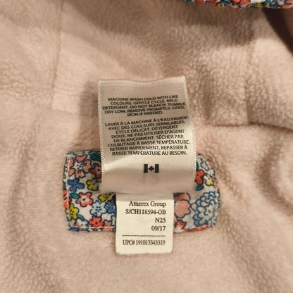Carter's Baby Girl Fleece-Lined Floral Hooded Jacket Coat - Size 12M