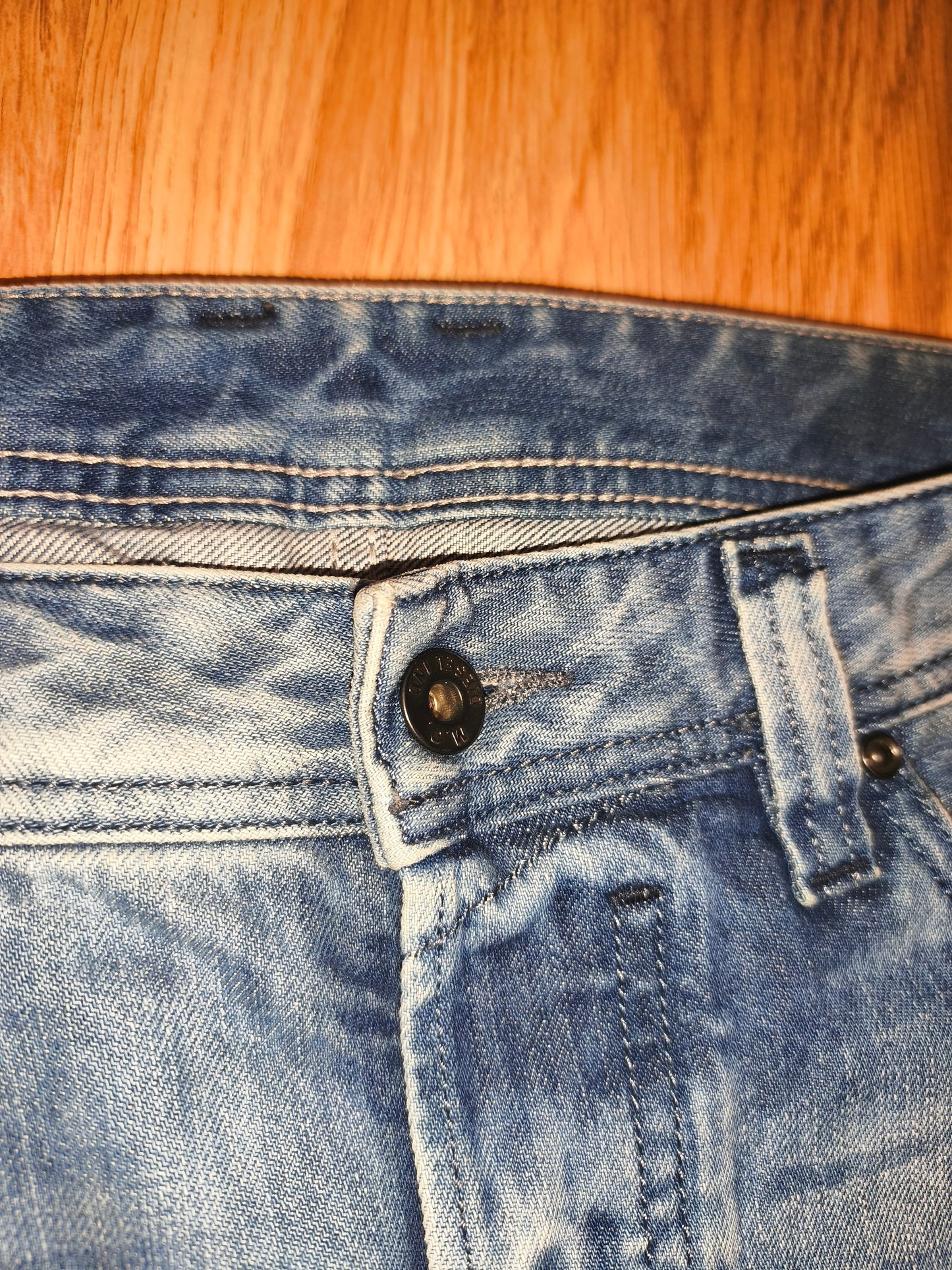 Vintage DIESEL Safado Jeans Men’s 32x32 Regular Slim Straight Wash 08801 Y2K NWT