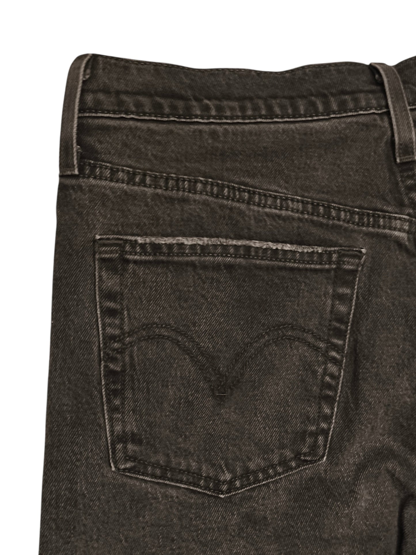 Levi's 501 Skinny Women's Jeans W29 L30 Faded Black Button Fly 501S