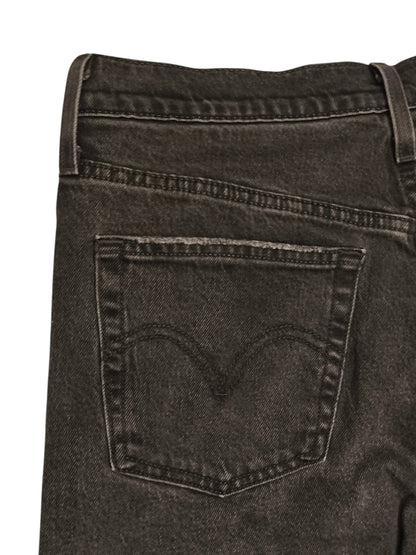 Levi's 501 Skinny Women's Jeans W29 L30 Faded Black Button Fly 501S