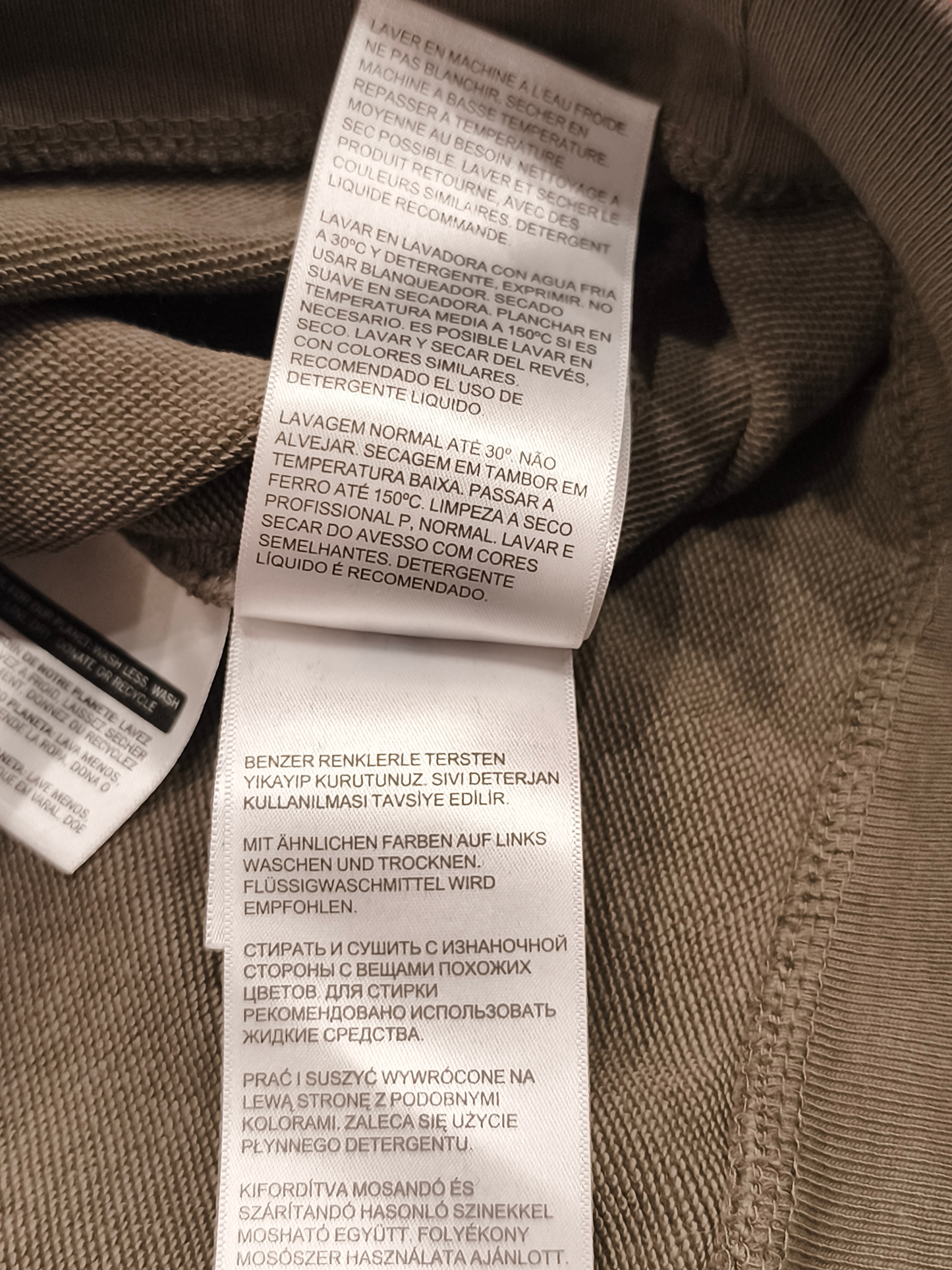 Levi’s Red Tab Oversized Crewneck Sweatshirt - Men’s Medium - Taupe/Olive Brown