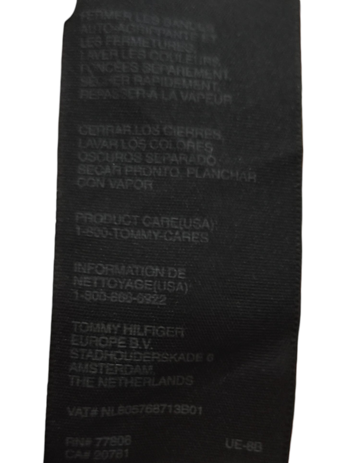 Tommy Hilfiger Shirt Mens Large Custom Fit Long Sleeve Multi Stripe Cotton Logo