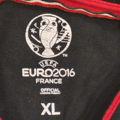 UEFA EURO 2016 France Official Mens XL Polo Shirt Navy Blue Soccer Football #10