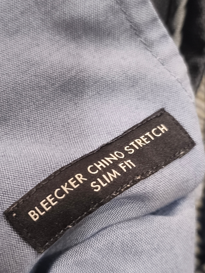 Tommy Hilfiger Bleecker Chinos Men’s 30x34 Slim Fit THFlex Stretch Gray Texture