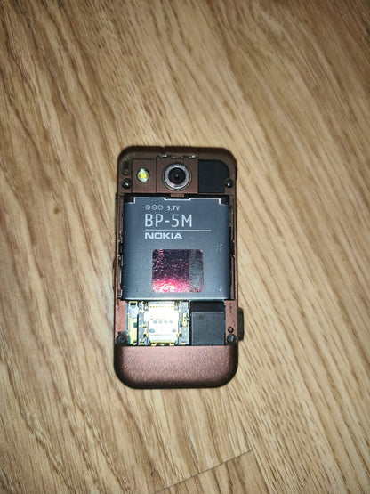 Vintage Nokia 7390 L'Amour Collection – Bronze/Brown (Partially Working / Main Screen Faulty / For Repair)