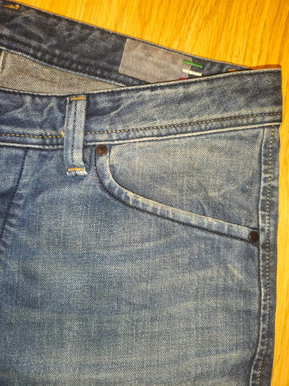 DIESEL Blue Eyecons 2012/2 Edition Jeans Men's Size 32 Made In Italy Cotton Blue