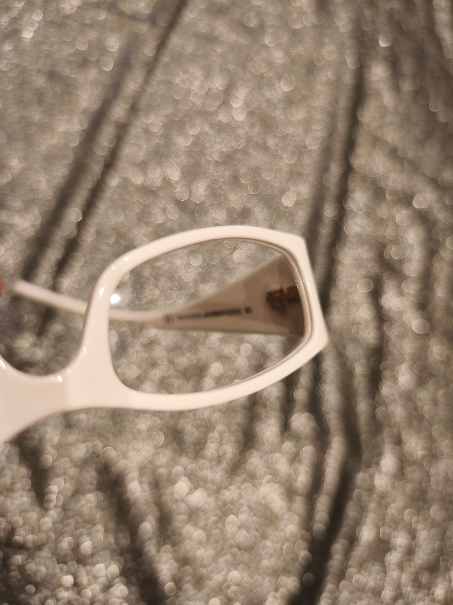 Dolce & Gabbana White Eyeglass Frames Vintage 2000s DG 850 Italy Eyeglasses Case