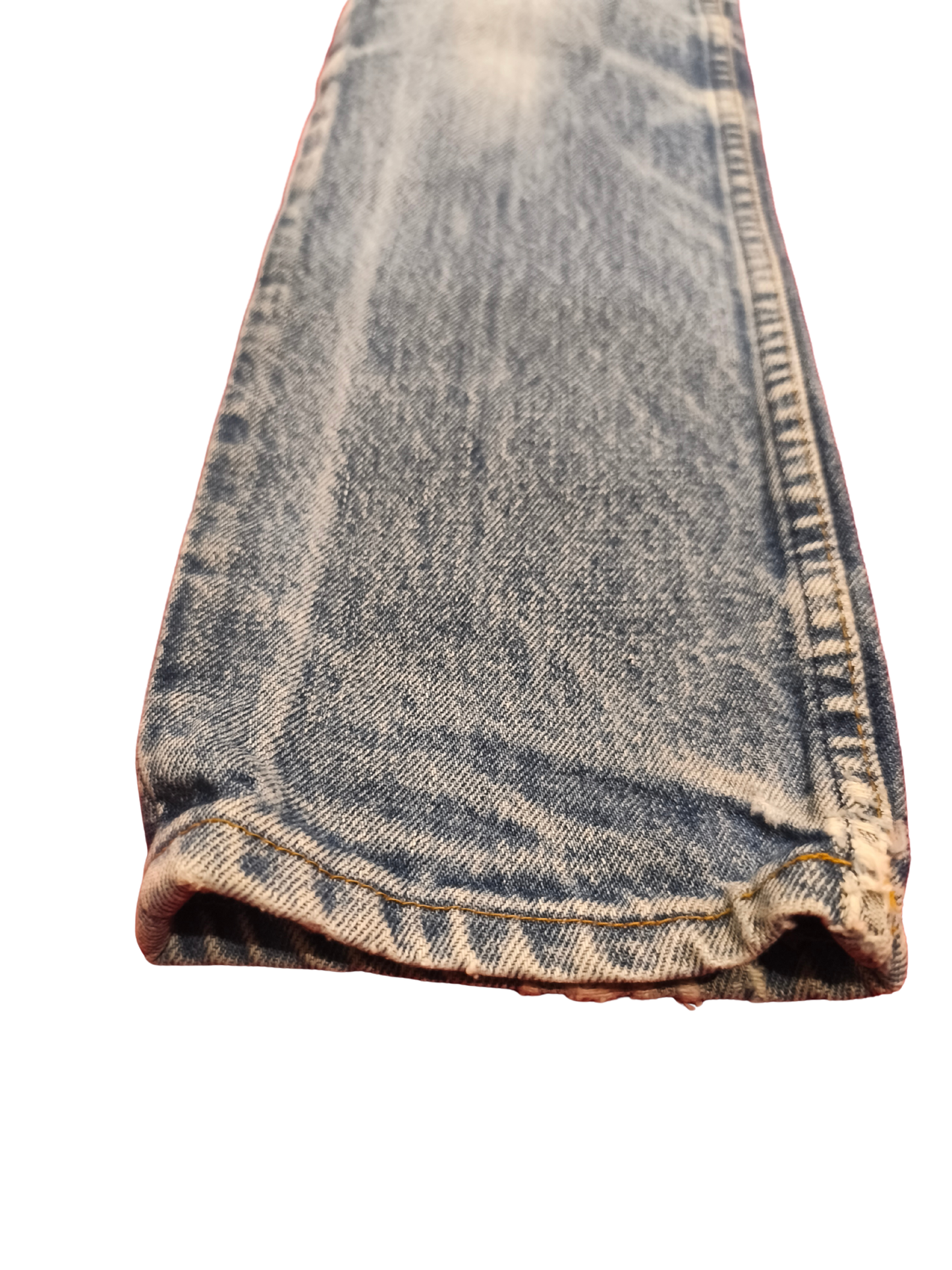 Rare Vintage 80s Levi’s 704 Denim Jeans Made in UK Blue Wash Straight 28x32