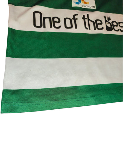 Nike VSK Västerås SK Sweden Football Shirt Jersey #21 Carpenter Green White Men'