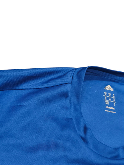 Adidas Oppsal Fotball Training Jersey Shirt Blue Size M Climalite Vintage 2015