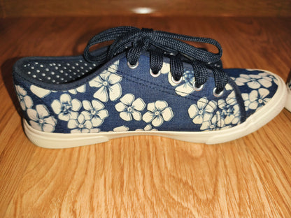Mantaray Women's Blue Floral Canvas Trainers / Plimsolls – EUR 37 (UK 4)