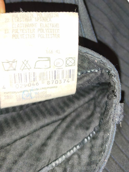 HUGO BOSS Coppola Movie Wool Blend Pinstripe Trousers Dress Pants Mens EU 46