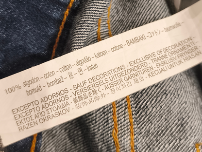 ZARA Trafaluc Pearl Beaded Mid-Rise Slim Boyfit Jeans Dark Wash Denim Size 6(US)