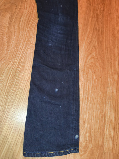 Vintage Diesel Krooley 1994 Men's Jeans W31 L32 Regular Slim Carrot Blue Denim