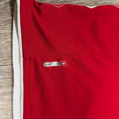 Umbro EPS Espoo Football Shirt Soccer Jersey Red Long Sleeve Size XS #6
