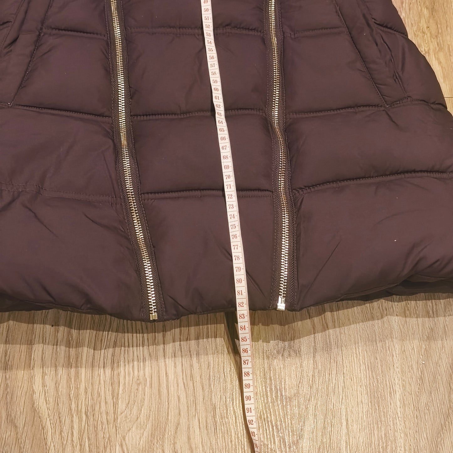 Girls Puffer Coat Hooded Faux Fur Fleece Lined Quilted Winter Jacket 13-14 YRS