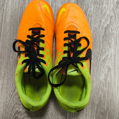 Nike 580454-807 Indoor Soccer Shoes Men Size US 8.5 EU 42 Orange Volt Black