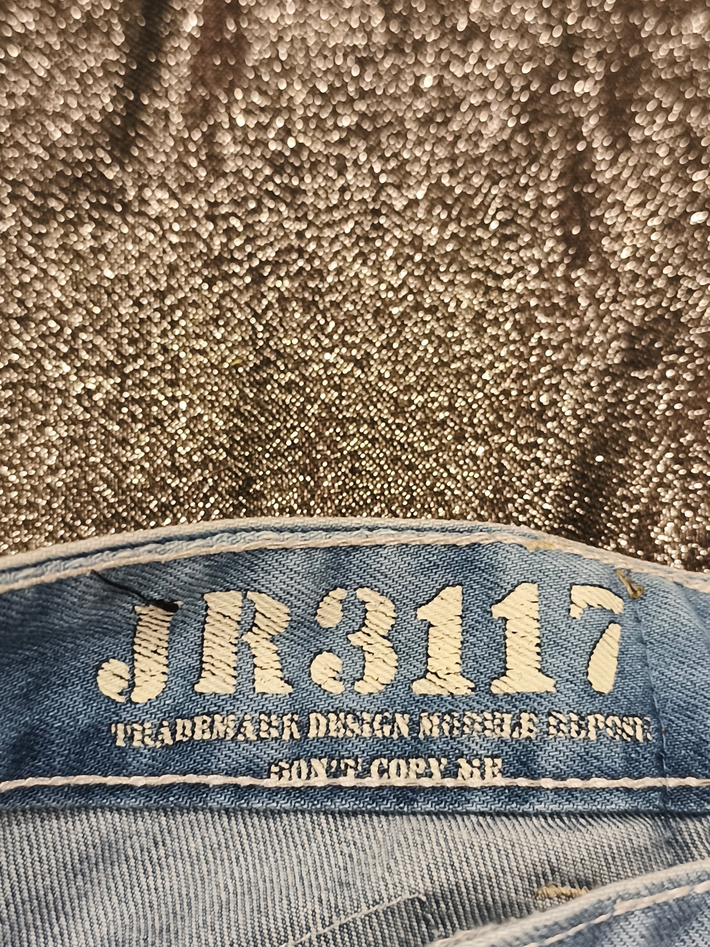 J Rag Famous Denim Mens Blue Jeans Size 30 Distressed Studded Y2K JR3117