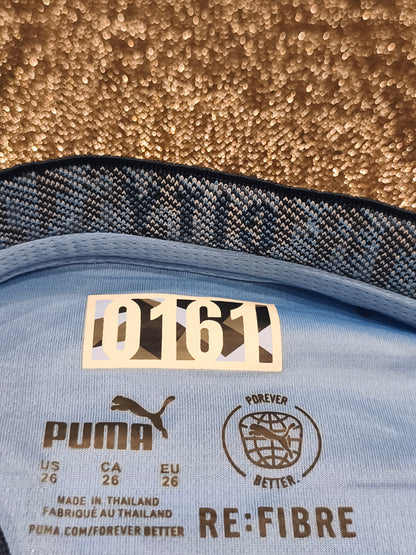 Puma Manchester City 2024/25 Home Kit Jersey #7 YAZIN – Kids Size 26 (7–8 Years)