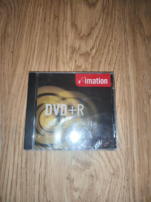 Disco virgen Imation DVD+R 4.7GB 16x, 120 min, en caja tipo joya, nuevo y sellado