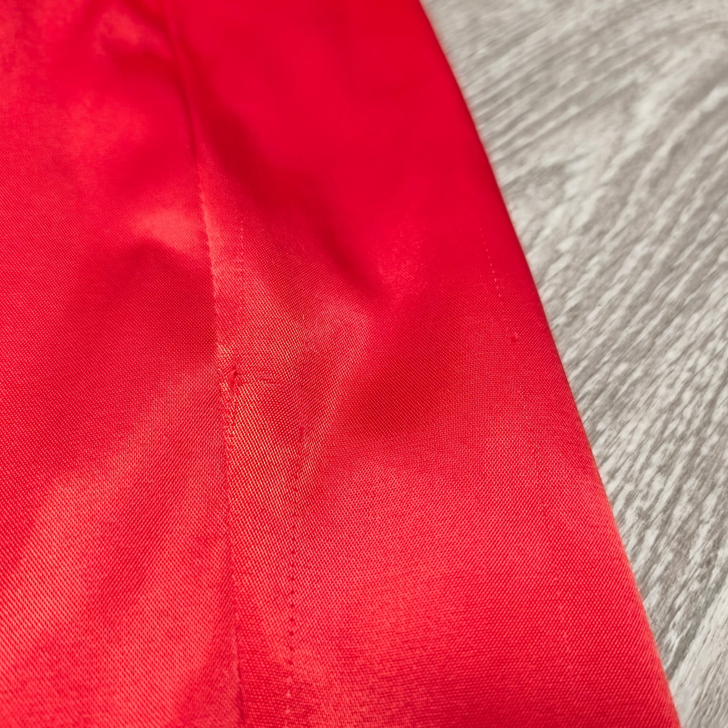 STAROMA Women Red Satin Blazer Jacket Size 42 Single Breasted Evening Party