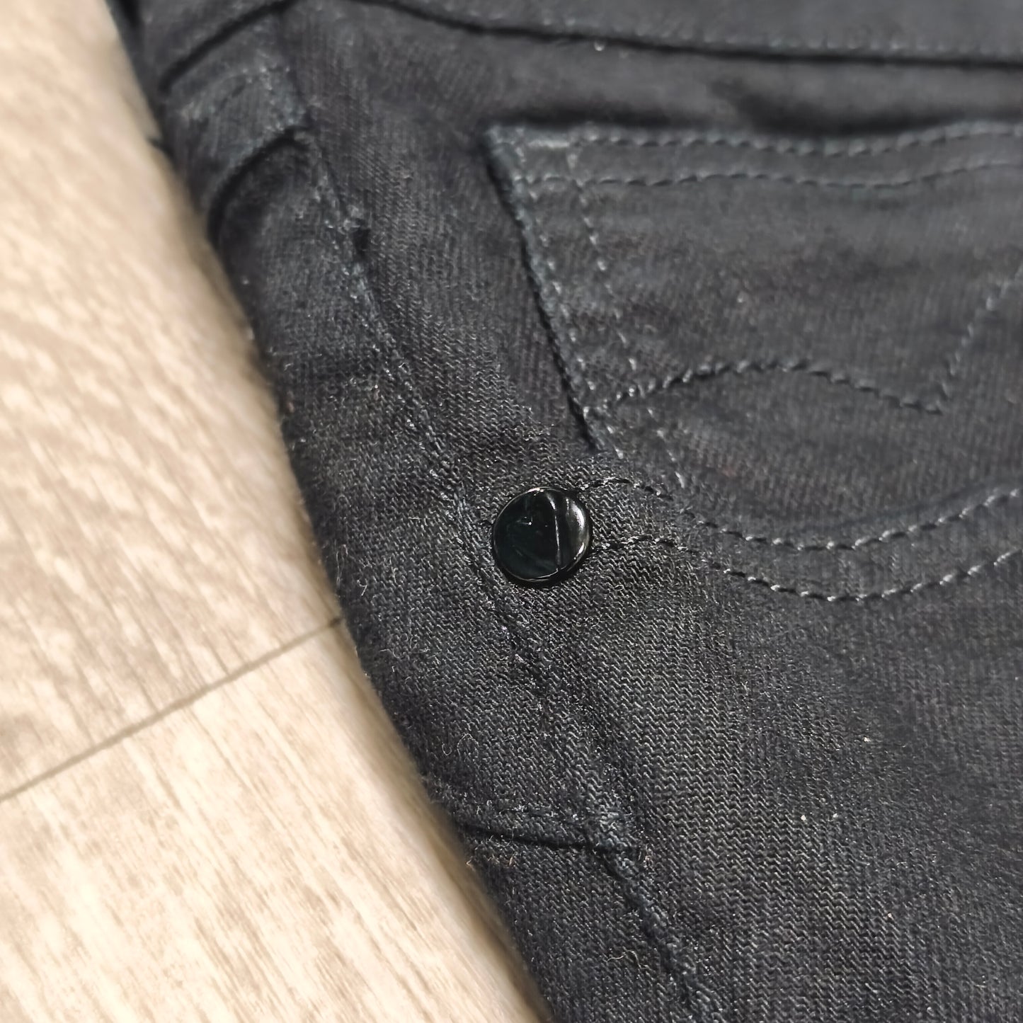 Per Una M&S Womens Black Straight Leg Trousers Pants Size UK 12 Short