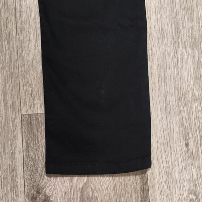 Per Una M&S Womens Black Straight Leg Trousers Pants Size UK 12 Short