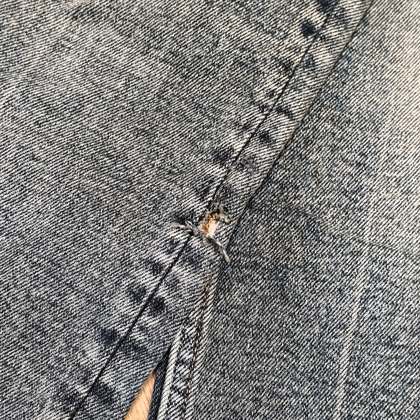 Calvin Klein Jeans Womens W25 L32 High Rise Skinny Blue Dip Dye Raw Hem Jeans