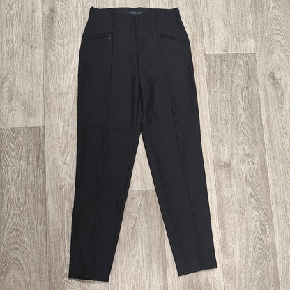 Esprit Black Trousers Womens Size US 4 D 34 Slim Fit High Waist Stretch Pants