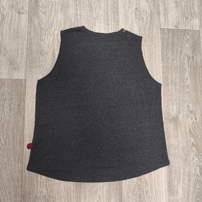 Guns N' Roses Graphic Tank Top Sleeveless Shirt Womens Large Band Tee Grey