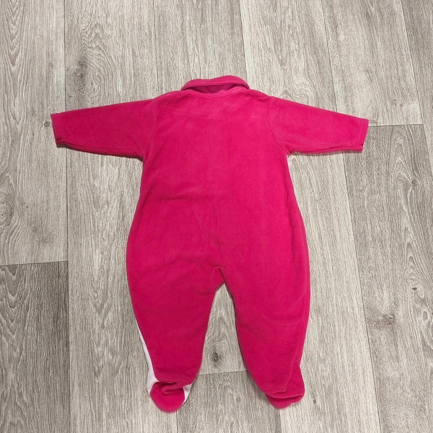 Early Days Baby Girl 6-12M Pink Fleece Sleepsuit Unicorn Footed Onesie 74cm