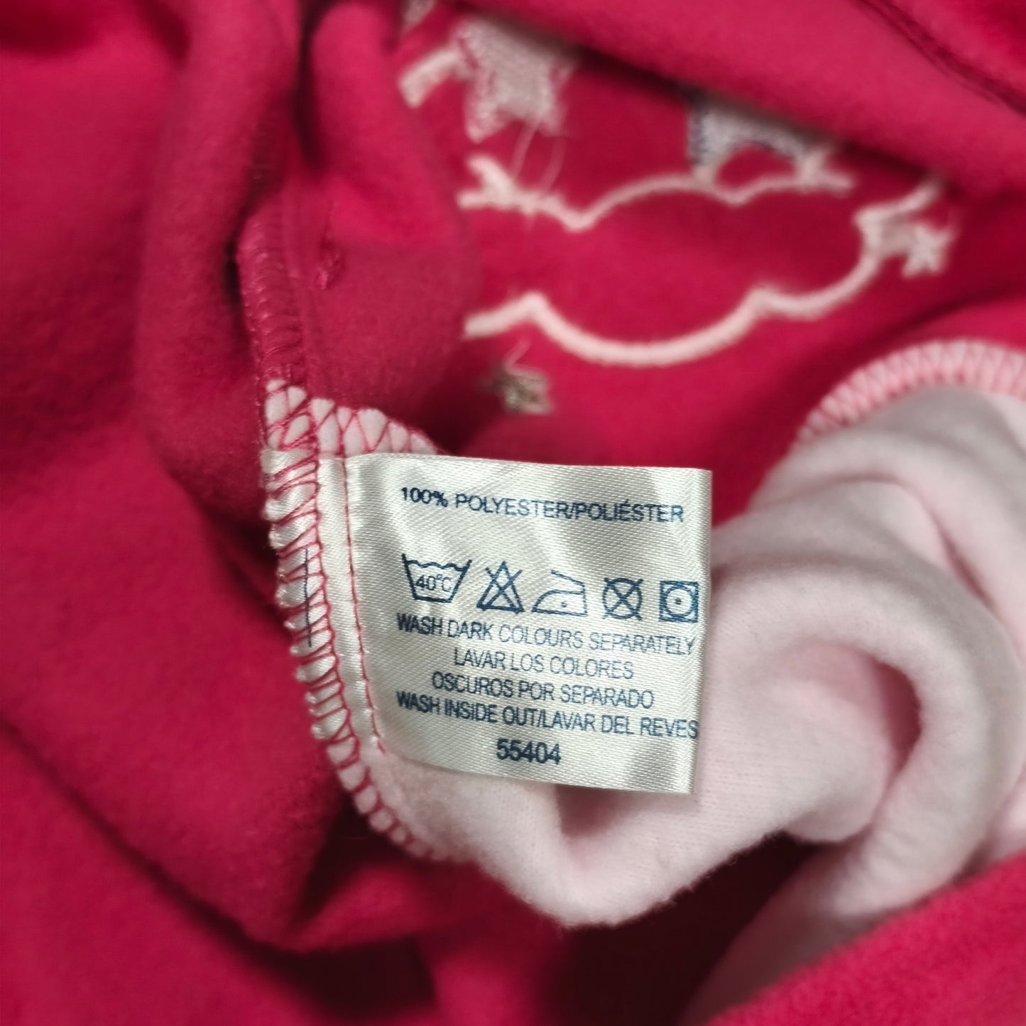 Early Days Baby Girl 6-12M Pink Fleece Sleepsuit Unicorn Footed Onesie 74cm